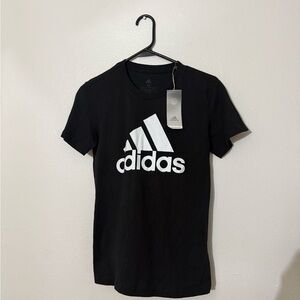 Adidas Black Crew Neck Tee